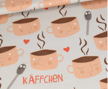 Jersey - Käffchen - Grau - Bio Qualität - Lillemo - abby and me