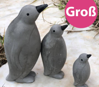 Silikon - Gießform - Pinguin - Pinguinfamilie - Groß - vielfältig nutzbar