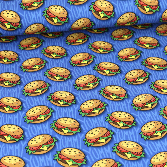 Bio-Sommersweat - French Terry - Hamburger Liebe - Classics - Himmelblau - Hamburger Liebe