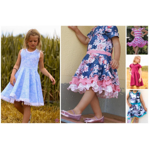 eBook - Drehkleid Marlene mit vielen Variationen Gr. 86 - 164