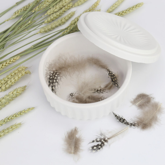 Silikon - Gießform - Schale mit Rillen - klein - vielfältig nutzbar