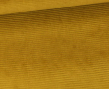 Nicki Breitcord Jersey - Weich - Elastisch - Uni - Senfgelb