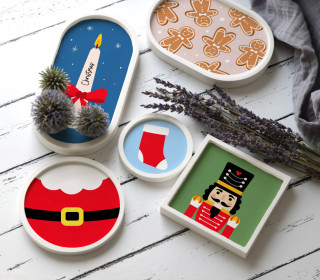 Outdoorstoff - Classic Christmas - Inlays für Silikon - Probierset - studio.mARTinchen - abby and amy