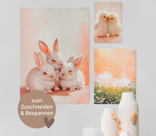 DIY-Paneel - 6 Poster - Hoppy Easter - Outdoorstoff - abby and amy