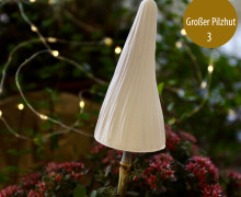 Silikon - Gießform - Pilzhüte - für Stöcker/Stäbe - Herbst - Großer Pilzhut 3 -  vielfältig nutzbar