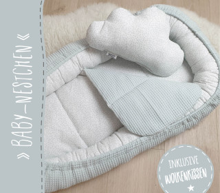 Baby-Nestchen und Wolkenkissen | Nähanleitung und Schnittmuster
