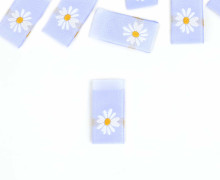 1 Label - Gänseblümchen - Wolkenblau - KnilchArt Design