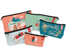 DIY-Nähset - Softshell - Fleece - 5 Wetbags - Quality Time - Evi Roider - abby and amy