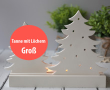 Silikon - Gießform - Tannen für Steckleisten - Lichtdeko - Tanne Groß mit Löchern - vielfältig nutzbar