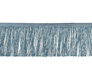 1 Meter Fransenband - Fransenborte - 10cm - Taubenblau