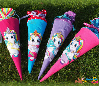 Stickdatei - Einhorn Schultüte 13x18