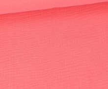 Musselin Bambino - Muslin - Uni - Schnuffeltuch - Windeltuch - Lachsrosa