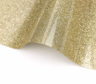 Poli-Flex Pearl Glitter A4 - Poli-Tape - Bügelfolie - Champagner