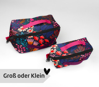 DIY-Nähset - Kosmetiktasche - Binz - Bliss Flowerfield - Hamburger Liebe - GRÖSSENAUSWAHL - abby and amy