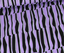 Baumwolle - Webware - Voile - Geometric - Lila Hell
