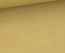Waffelstrick-Jersey Light - Feine Struktur - Baumwolle - 200g - Beigebraun