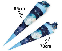 DIY-Nähset Schultüte - Konfigurator - Weltall - Velvet - personalisiert