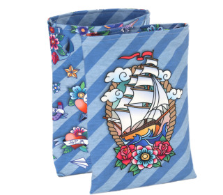DIY-NÄHSET - Buchtasche - Ahoy Sailor - Hamburger Liebe - Softshell - abby and amy