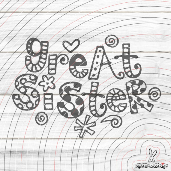 Great Sister Plotterdatei SVG DXF