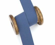 1 Meter Gummiband - Uni - 30mm - Taubenblau