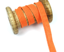 1 Meter Paspelband - Baumwolle - Uni - Orange