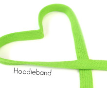 1m flache Kordel - Hoodieband - Kapuzenband - Grün