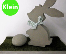 Silikon - Gießform - Witziger Hase - Osterhase - Klein - vielfältig nutzbar