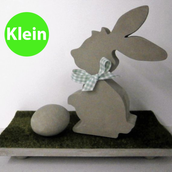 Silikon - Gießform - Witziger Hase - Osterhase - Klein - vielfältig nutzbar