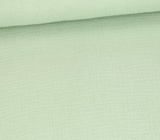 Musselin - Muslin - Uni - Schnuffeltuch - Windeltuch - 150g - Lichtgrün Hell