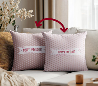 Genähtes Kissen inkl. Inlet - Nutcrackers Christmas - Happy Holidays - Mein Hanseherz