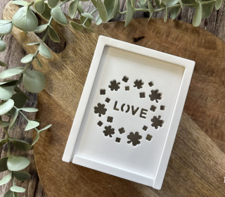 Silikon - Gießform - Kleine Geschenkdose - LOVE - Gutschein Box - vielfältig nutzbar