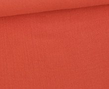 Musselin Bambino - Muslin - Uni - Schnuffeltuch - Windeltuch - Lachsorange