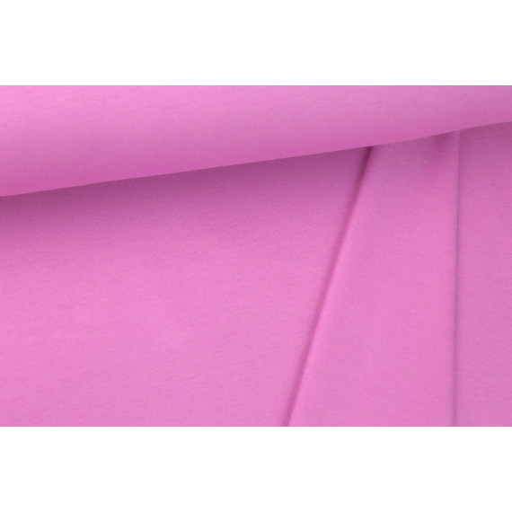 Leichter Kuschelsweat - Geraut - Uni - Bio Qualität - Hochwertig - Himbeere