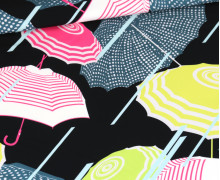 Softshell - Fleece - Unique Umbrellas - Schwarz - abby and amy