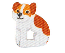 Applikation - Zum Aufbügeln - Tiere - Buchstabe - D