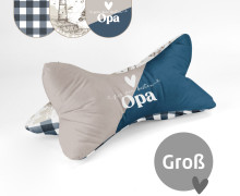 DIY-Nähset - Leseknochen - Groß - Für den besten Opa - Velvet - abby and amy