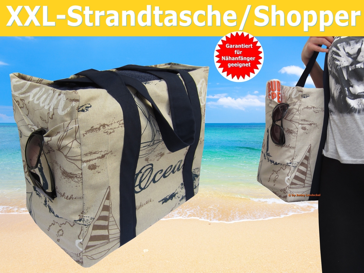 Shopper Badetasche Strand Einkaufstasche Strand Badetaschen Xxl